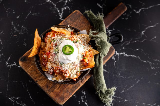 Veggie Nachos.