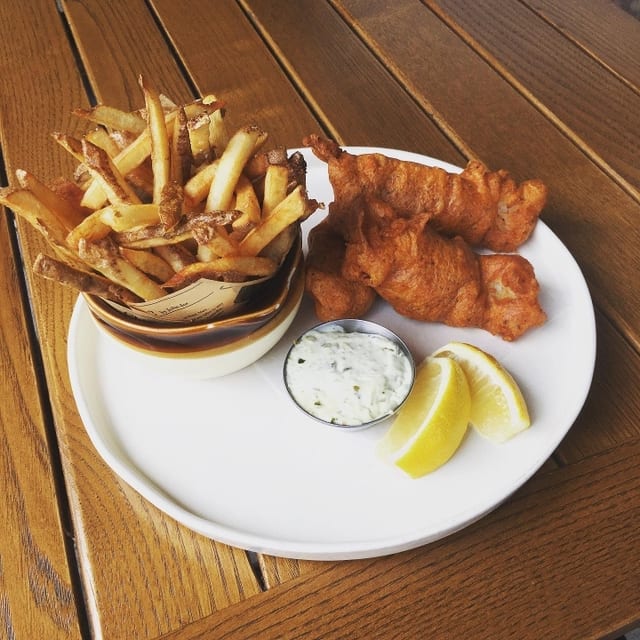 Beer Battered Fish & Chips.