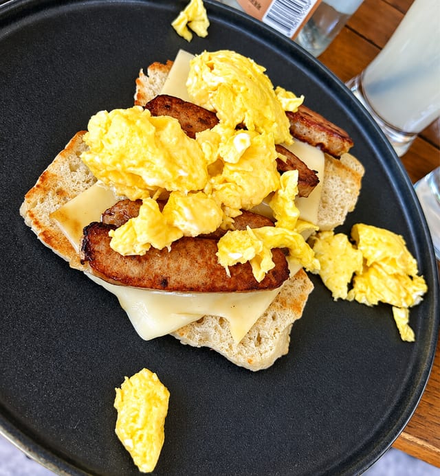 "My Way" Sinatra Breakfast Biscuit.