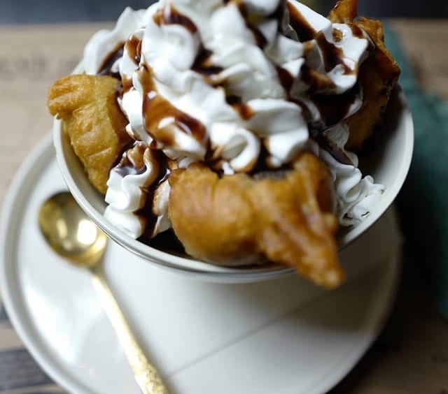 Deep Fried Oreo Sundae.