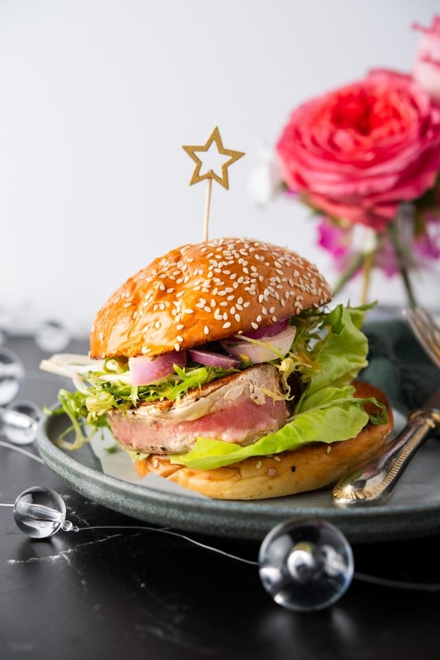 Ahi Tuna Sandwich.