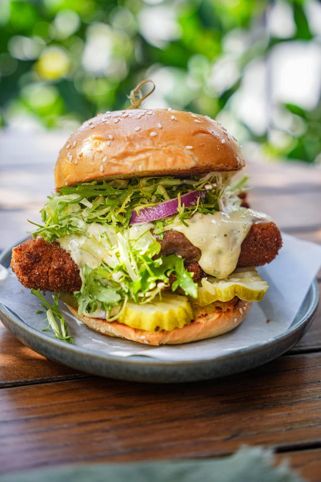 Fried Cod Sammie.